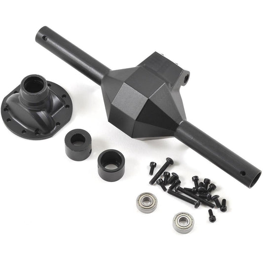 SSD RC SCX10 Diamond Rear Axle (Black)