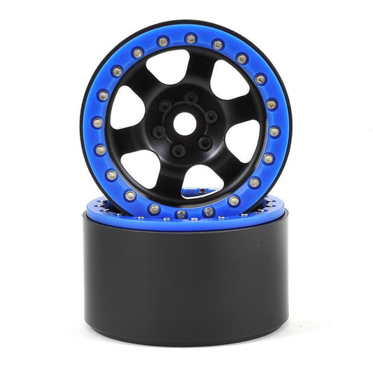 SSD RC Rock Racer 2.2" Beadlock Crawler Wheels (Black) (2)