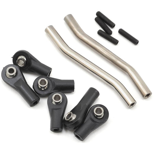 SSD RC Double Bent Titanium Steering/Panhard Links (D60, SCX10, SCX10 II)