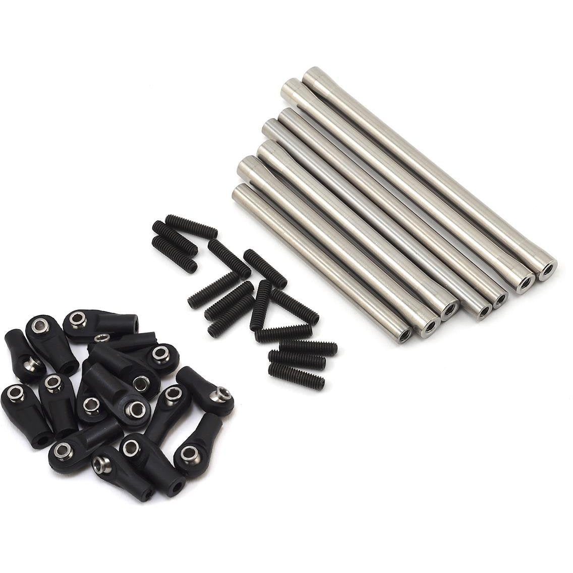 SSD RC SCX10 II HD Steel & Titanium Suspension Link Set