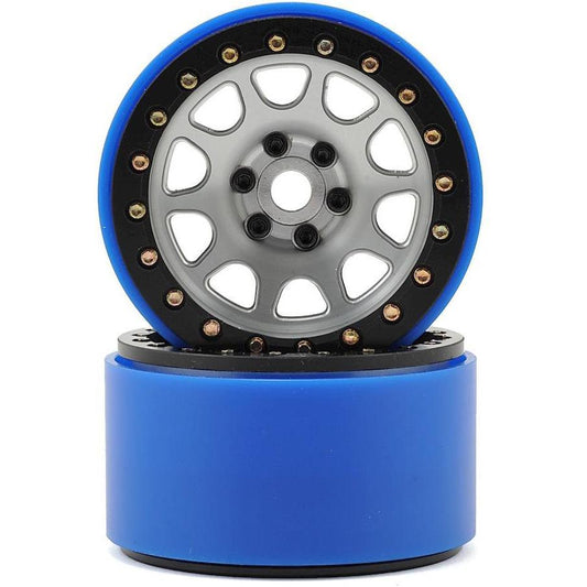 SSD RC 2.2" D Hole PL Beadlock Wheels (Silver) (2) (Pro-Line Tires)