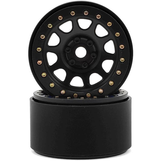 SSD RC 2.2" D Hole Beadlock Wheels (Black) (2)
