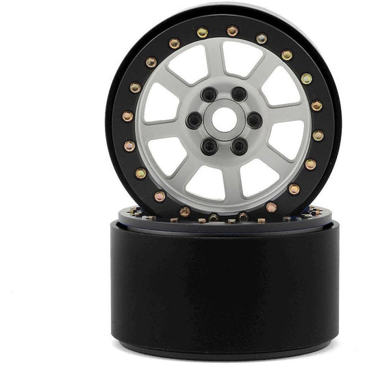 SSD RC 2.2" Wide Assassin Beadlock Wheels (Silver) (2)