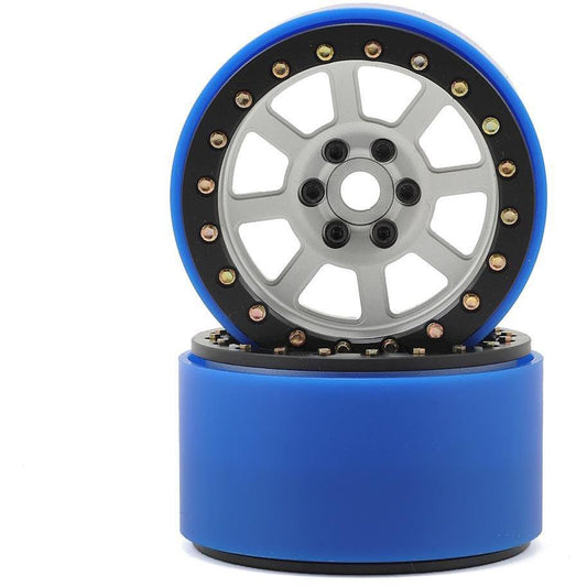 SSD RC 2.2" Wide Assassin PL Beadlock Wheels (Silver) (2) (Pro-Line Tires)