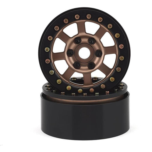 SSD RC Assassin 1.9" Beadlock Crawler Wheels (Bronze) (2)