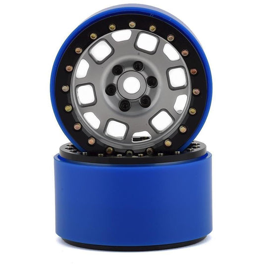 SSD RC 2.2” Contender PL Beadlock Wheels (Silver) (2) (Pro-Line Tires)