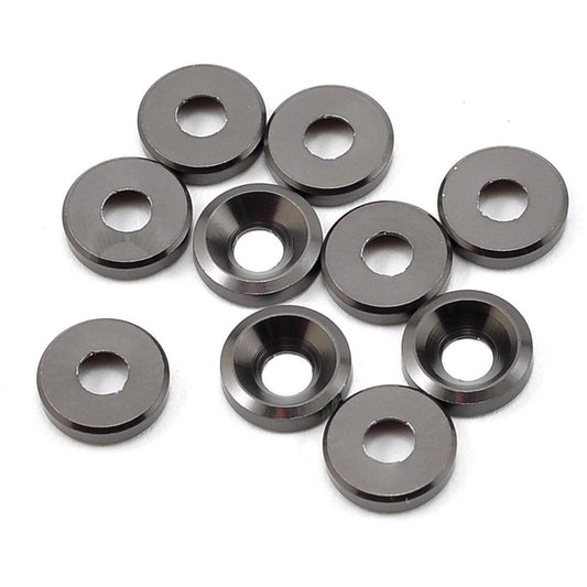 SWorkz S350 3mm Countersunk Washer (Gunmetal) (10)