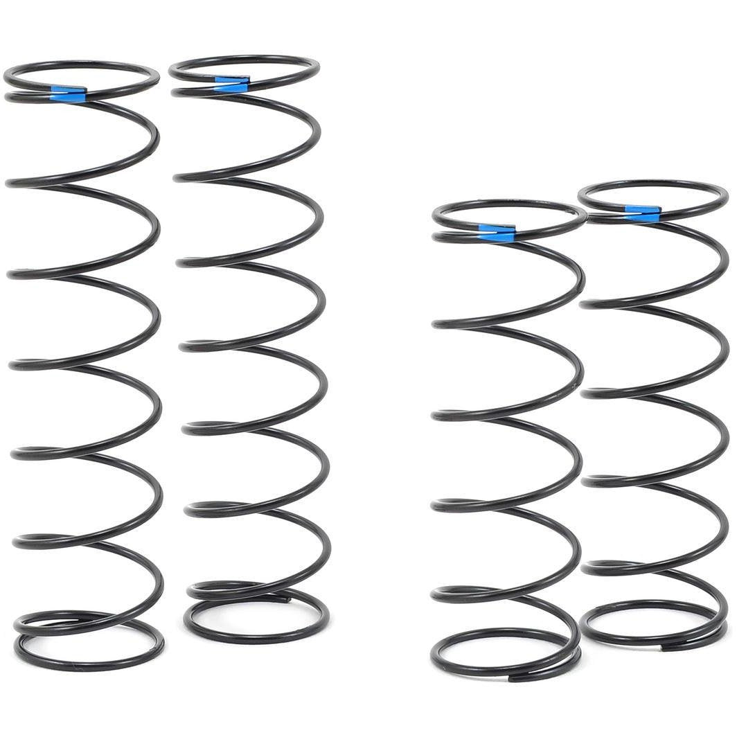 SWorkz S350 Long Pitch Shock Spring Set (4) (1.5mm x P14) (Blue)