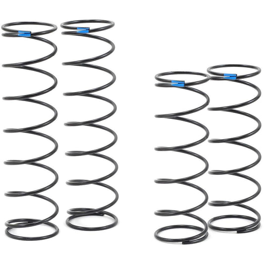 SWorkz S350 Long Pitch Shock Spring Set (4) (1.5mm x P14) (Blue)