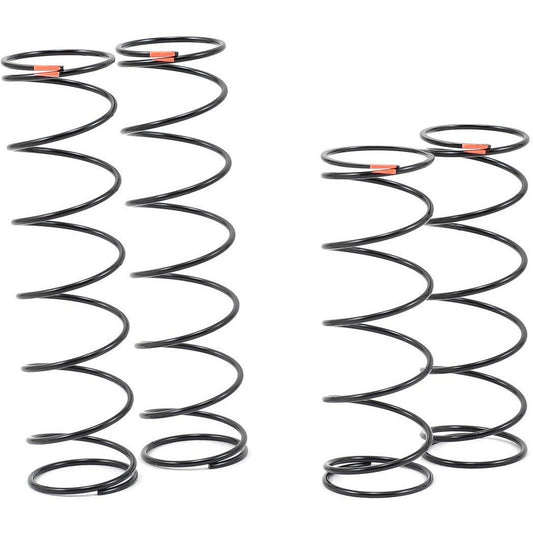 SWorkz S350 Long Pitch Shock Spring Set (4) (1.4mm x P16) (Orange)