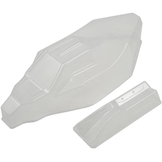 SWorkz S12-1 Eaglet Style Body Shell w/Top Wing (Clear)