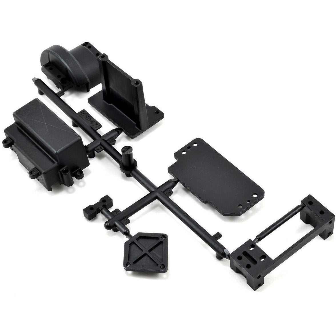 SWorkz S350 BE1 Receiver Box & Steering Servo Holder Set