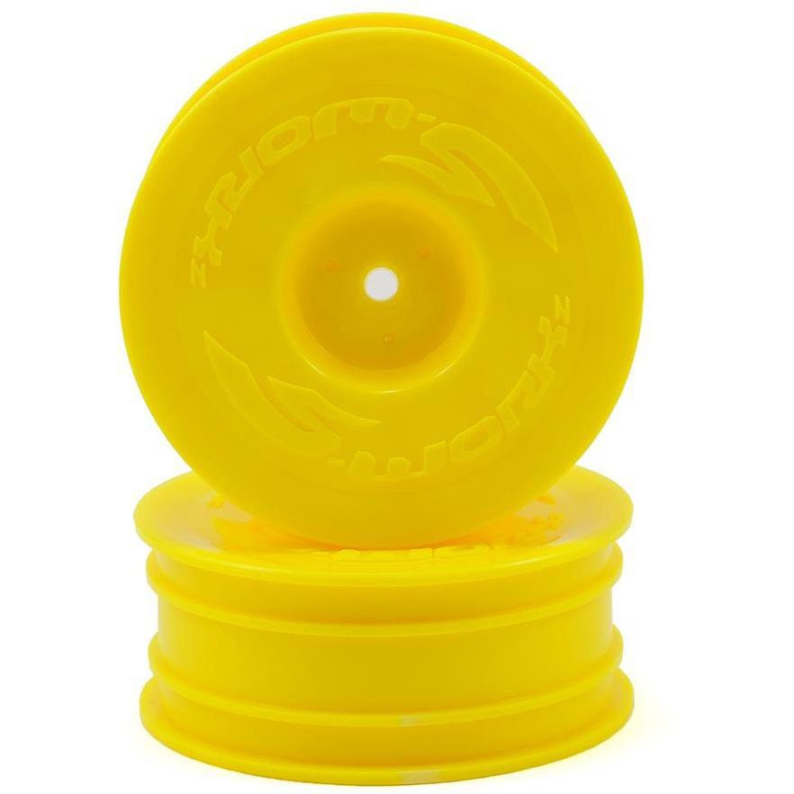 SWorkz 12mm Hex S12-1 2WD Front Buggy Wheel (Yellow) (2)