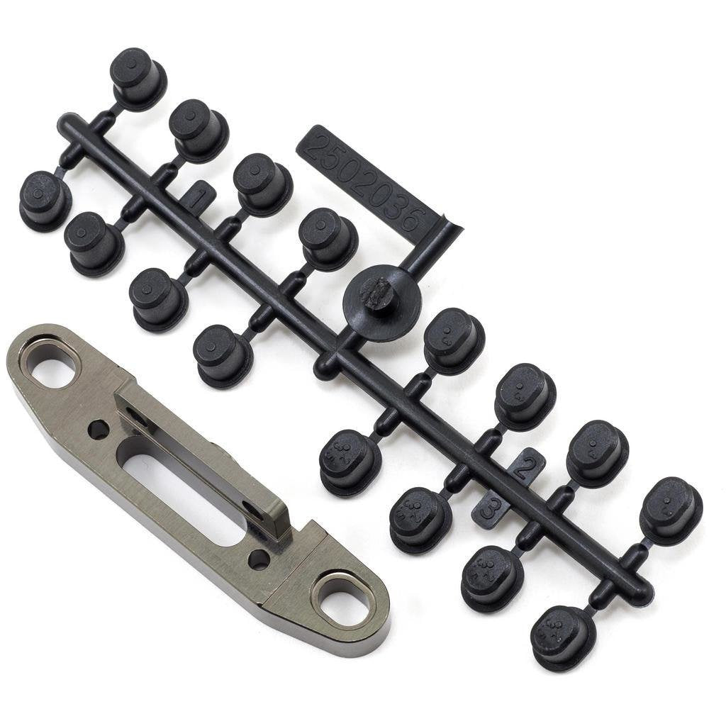 SWorkz S350 Series FCSS Aluminum Changeable Lower Rear Arm Plate Set (Gun Metal)