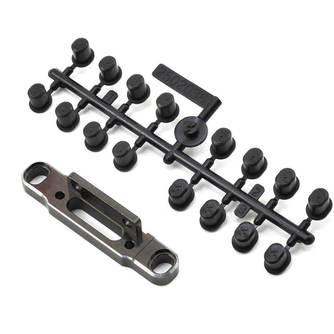 SWorkz S35 Aluminum Rear Changeable Lower Arm Holder (2.5D) (LE)