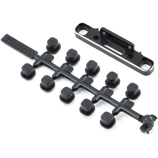 SWorkz Aluminum S104 EVO Adjustable Rear Lower Toe-In Block