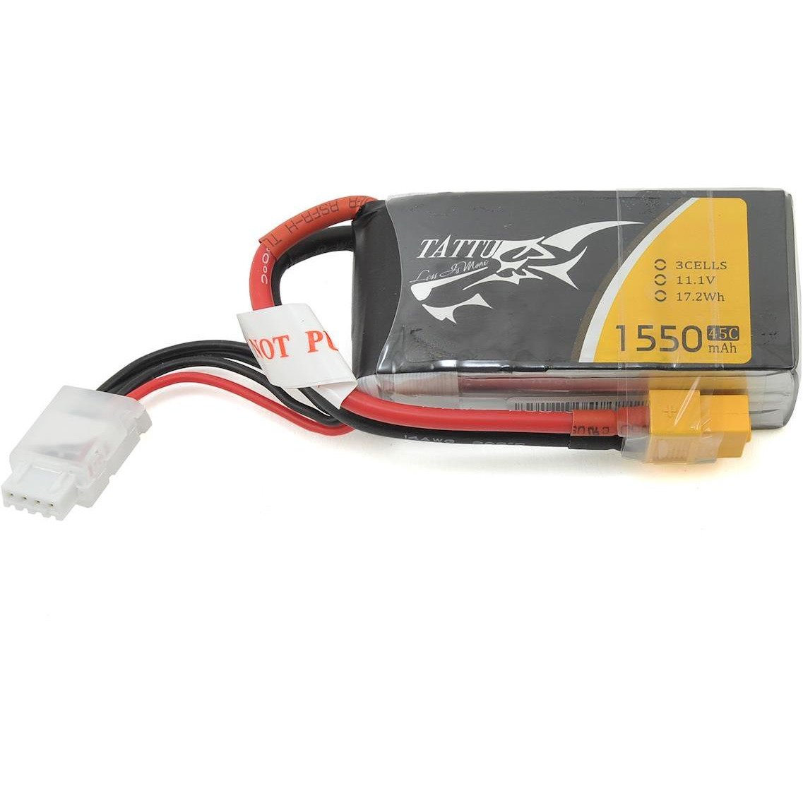Tattu 3s LiPo Battery 45C (11.1V/1550mAh)