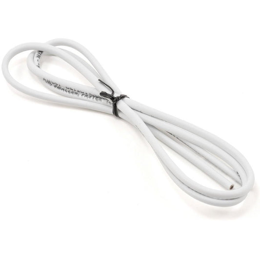 Tekin 12awg Silicon Power Wire (White) (3')