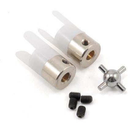 1539R U- joints (2)/ 3mm set screws (4)