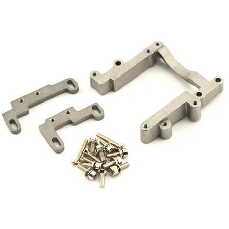 4460 Engine Mount Piece Aluminum W Screws N Rustler Rustler