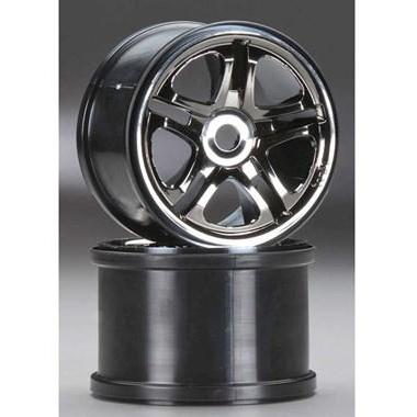 5172A Wheels Ss Split Spoke ' Black Chrome Use With Mm Splined Wheel Hubs & Nuts Part X Fits Revo Maxx Spoke)-3