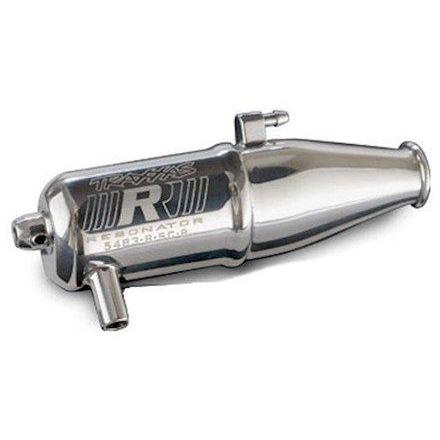 5483 Tuned Pipe, Resonator, R.O.A.R. Legal (Single-Chamber, Enhances Low To Mid-Rpm Power) (For Jato, N. Rustler, N. 4-Tec With Trx Racing Engines)