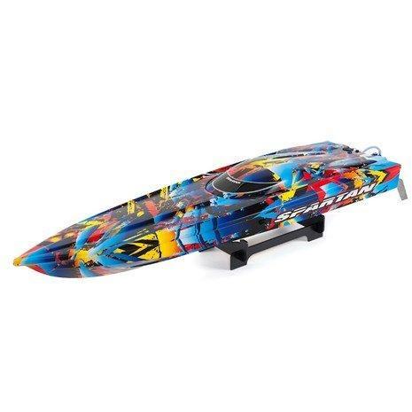 Traxxas Spartan High Performance Race Boat RTR (Rock n Roll)
w/TQi 2.4Ghz Radio, TSM, iD & Castle ESC