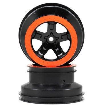 5868X Wheels Sct Black Orange Beadlock Style Dual Profile ' Outer ' Inner Wd F R Wd Orange-Beadlock-Style,-Dual-Profile-(2