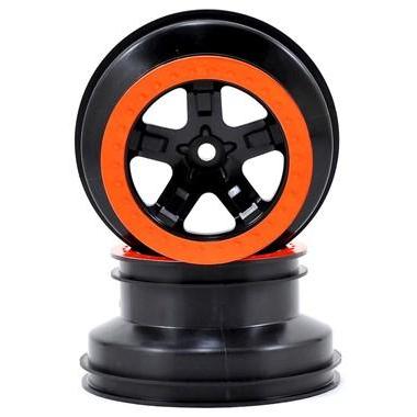 5870X Wheels Sct Black Orange Beadlock Style Dual Profile ' Outer ' Inner Wd Orange-Beadlock-Style,-Dual-Profile-(2