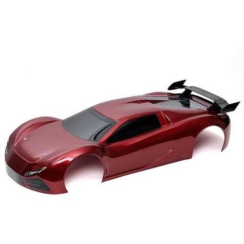 6411R Body, Xo-1, Red (Painted, Decals Applied, Assembled With Wing)