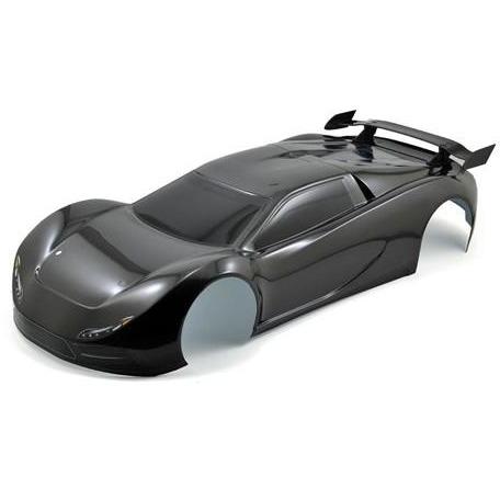 6411X Body, Xo-1, Black (Painted, Decals Applied, Assembled With Wing)