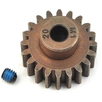 6494X Gear, 20-T Pinion (1.0 Metric Pitch) (Fits 5Mm Shaft)/ Set Screw (Compatible With Steel Spur Gears)