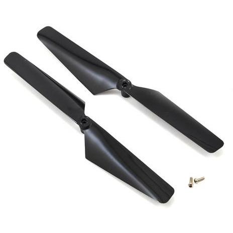 6626 Rotor Blade Set Black X Mm Black-(2