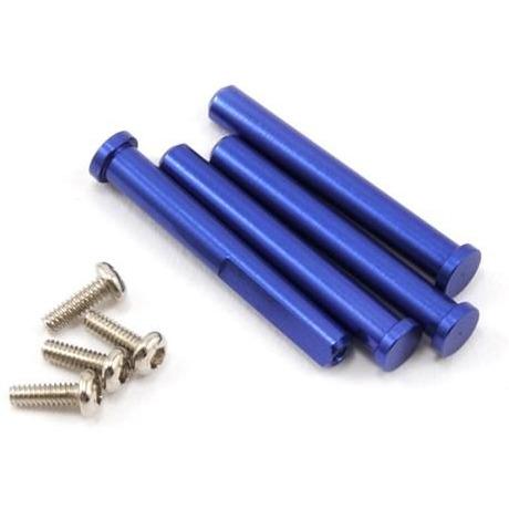 6633X Main Shaft, 7075-T6 Aluminum, Blue-Anodized (4)/ 1.6X5Mm Bcs (4)