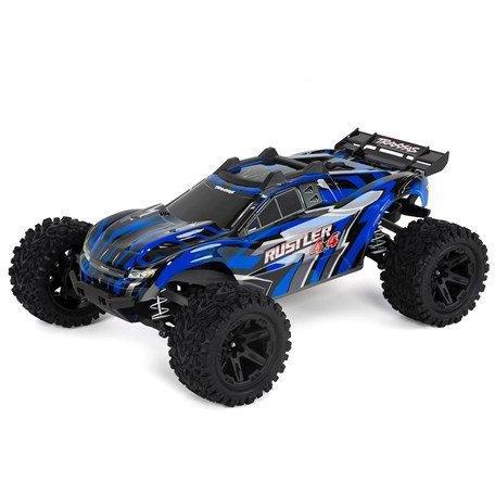 Traxxas Rustler 4X4 1/10 4WD RTR Stadium Truck (Blue)
w/TQ 2.4GHz Radio & iD Battery & Charger