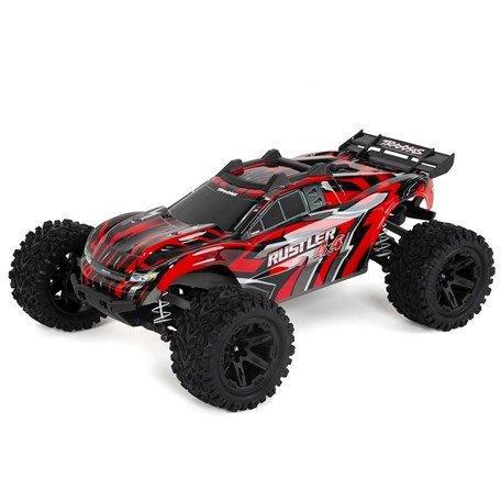 Traxxas Rustler 4X4 1/10 4WD RTR Stadium Truck (Red)
w/TQ 2.4GHz Radio & iD Battery & Charger