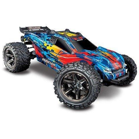 Traxxas Rustler 4X4 VXL Brushless RTR 1/10 4WD Stadium Truck (Red)
w/TQi 2.4GHz Radio & TSM