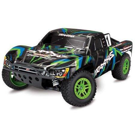 Traxxas Slash 4X4 RTR 4WD Brushed Short Course Truck (Green)
w/TQ 2.4GHz Radio, Battery & DC Charger