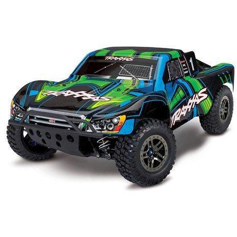 Traxxas Slash 4X4 "Ultimate" RTR 4WD Short Course Truck (Green)
w/TSM & TQi 2.4GHz Radio