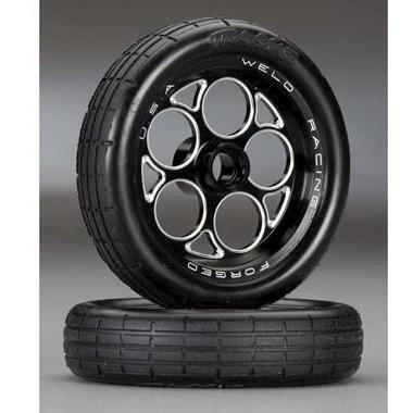 6969 Tires & Wheels Assembled Glued Aluminum Weld Wheels Tires Foam Inserts (2