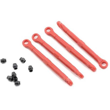 7038 Toe Link Front & Rear Molded Composite Red Hollow &-Rear-(Molded-Composite)-(Red)-(4