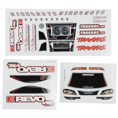 7113 Decal Sheets, 1/16 E-Revo Vxl