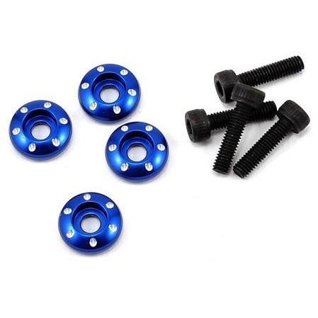 7668 Wheel Nut Washer Machined Aluminum Blue X Mm Machined-Aluminum,-Blue-/-3