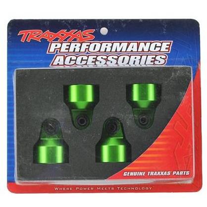7764G Shock Caps, Aluminum (Green-Anodized), Gtx Shocks (4)/ Spacers (8)