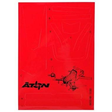 7980 Decals High Visibility Red