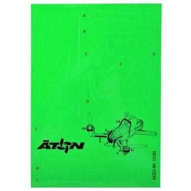 7983 Decals High Visibility Green