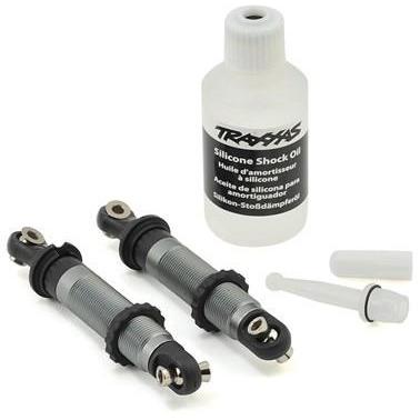 8260 Shocks Gts Silver Aluminum Assembled With Spring (2