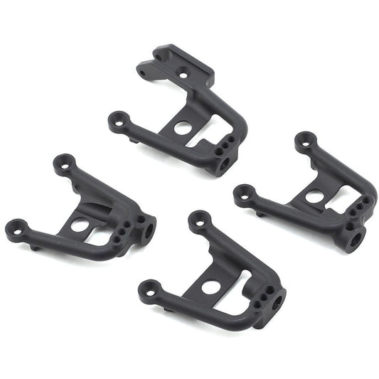 Vanquish Products SCX10 II Shock Hoops (Black)