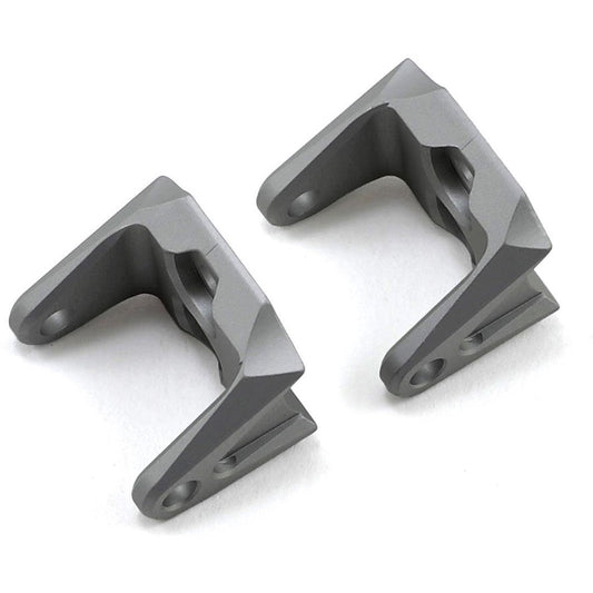 Vanquish Products AX-10 Lower Shock Link Mount Set (Grey) (2)