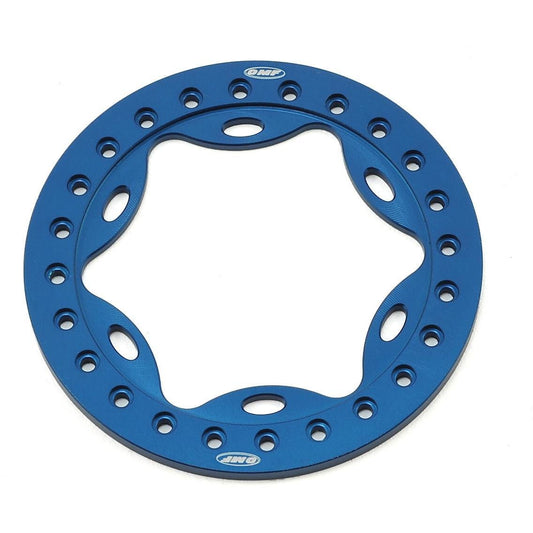 Vanquish Products OMF 2.2" Scallop Beadlock (Blue)